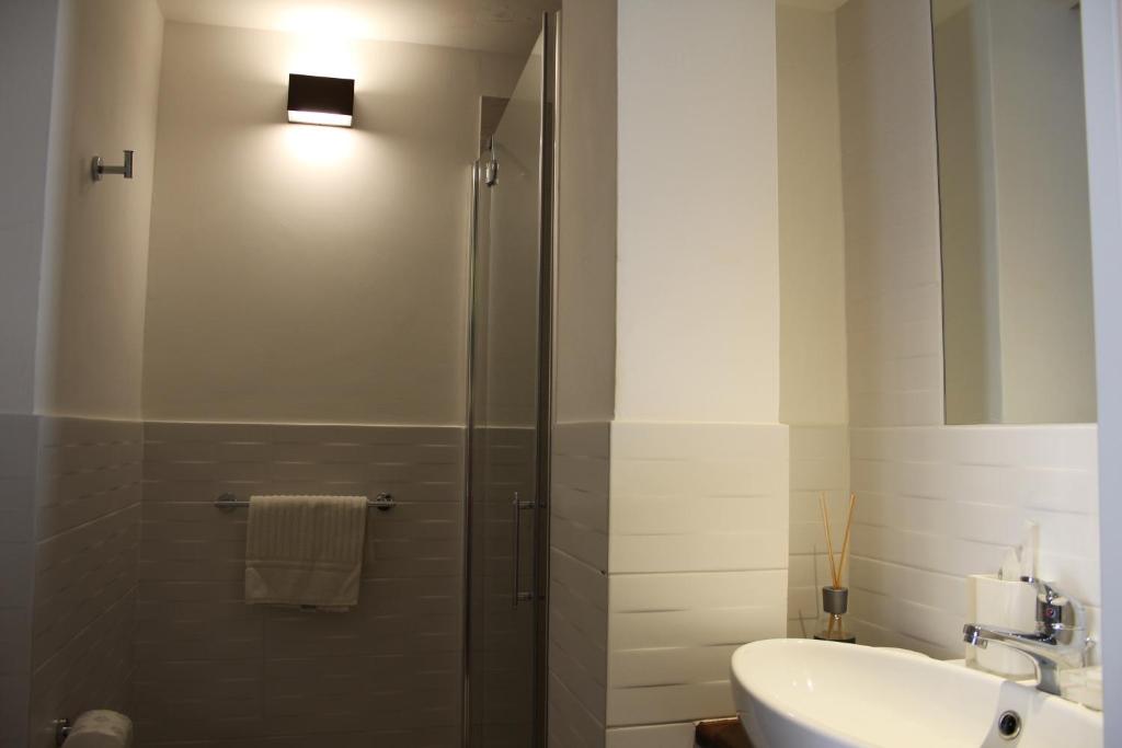 Koupelna v ubytování Primavera Mini Hotel