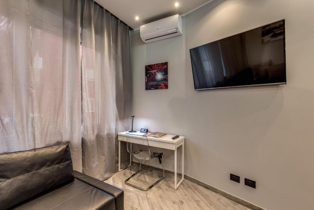 TV a/nebo společenská místnost v ubytování Lux Apartment