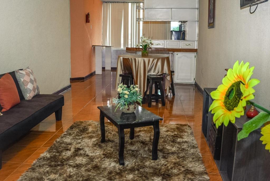 Posezení v ubytování Hotel Miraflores