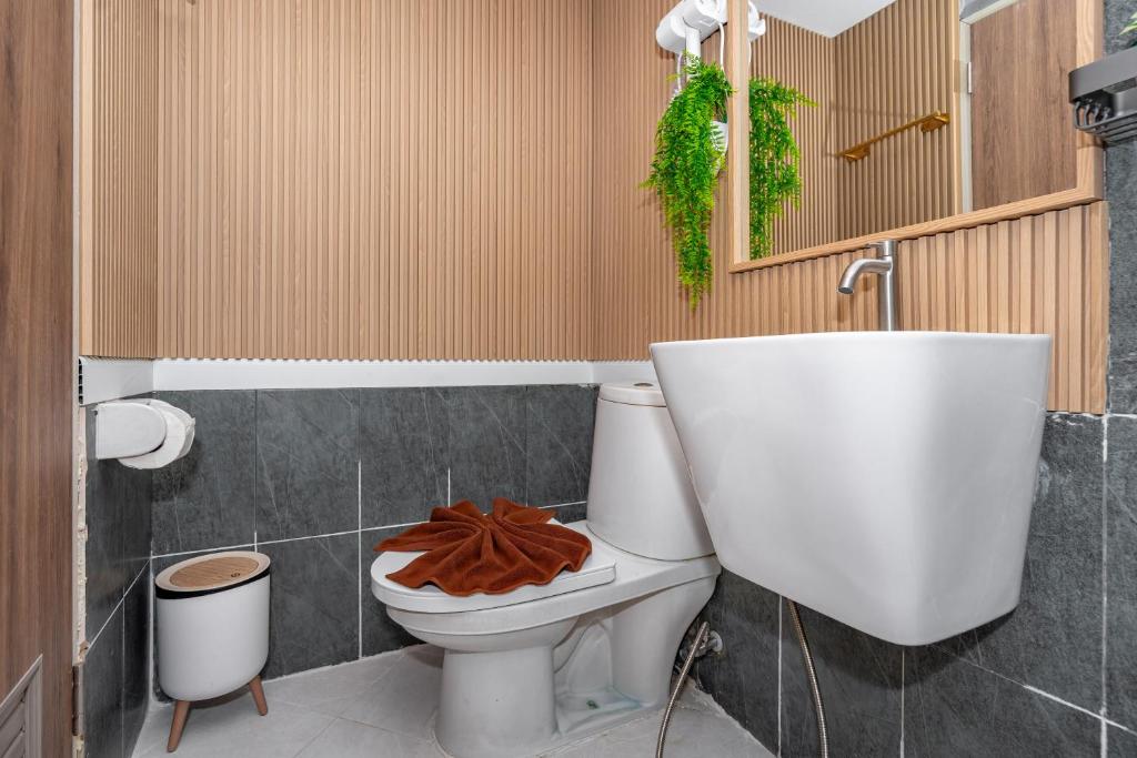 Koupelna v ubytování Kata Station Boutique Hotel
