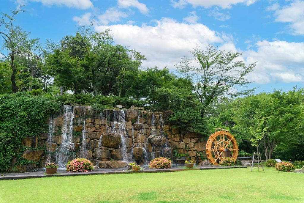Zahrada ubytování Okayama International Hotel