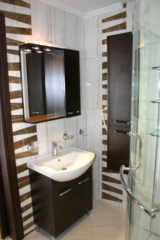 Koupelna v ubytování Petit Palais Hotel