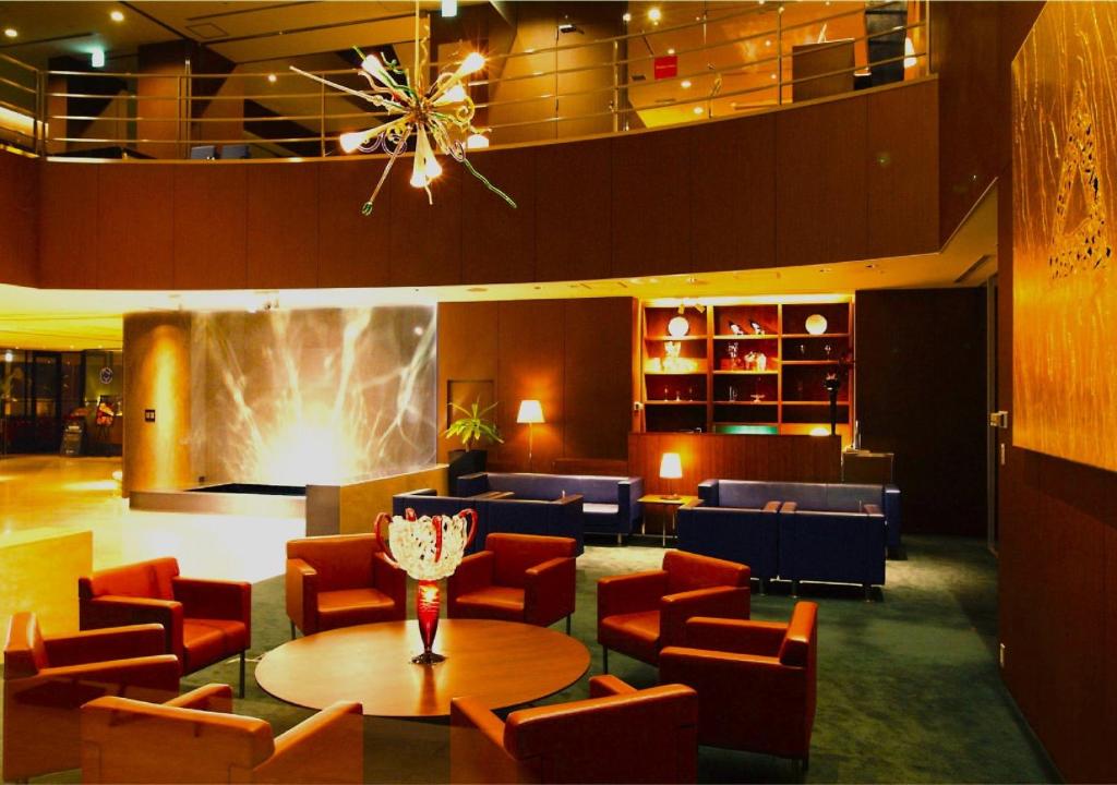 Posezení v ubytování Oriental Hotel Hiroshima