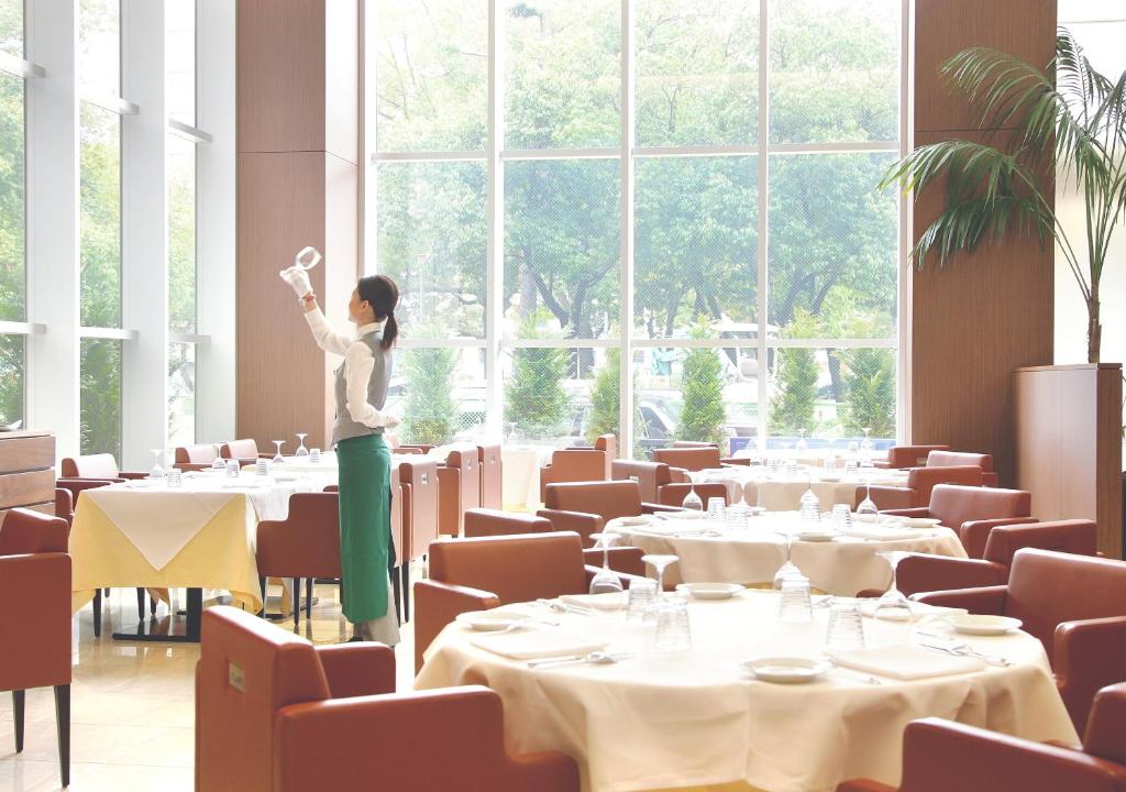 Restaurace v ubytování Oriental Hotel Hiroshima