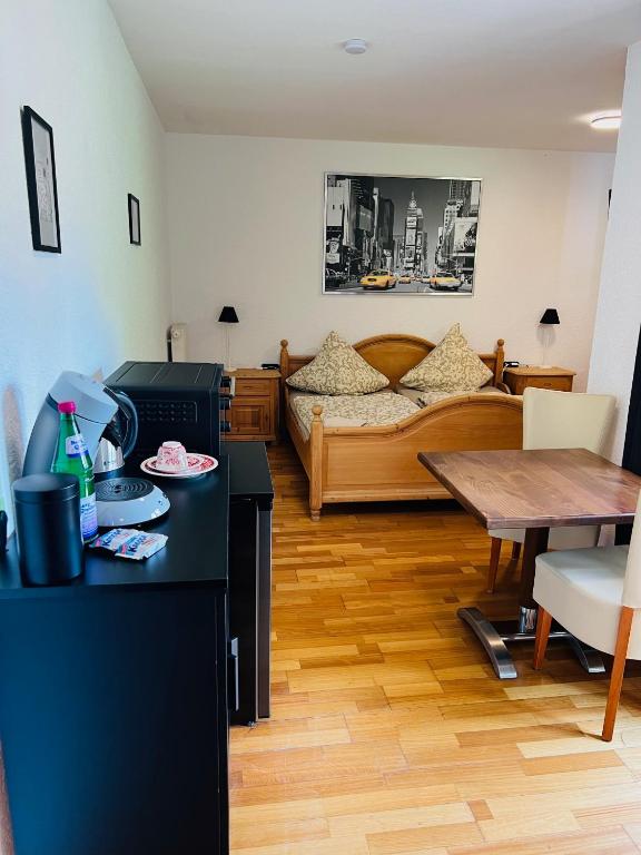 Kuchyň nebo kuchyňský kout v ubytování Landhaus Magnus