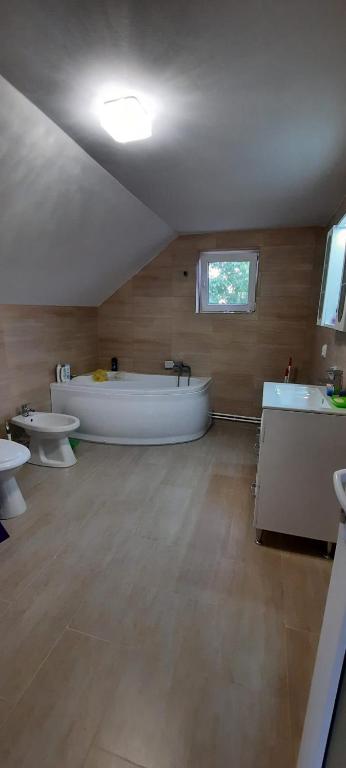 Koupelna v ubytování Casa Dani