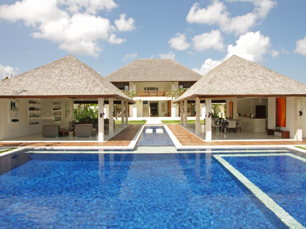 an image of a villa with a swimming pool at Villa Asante in Canggu