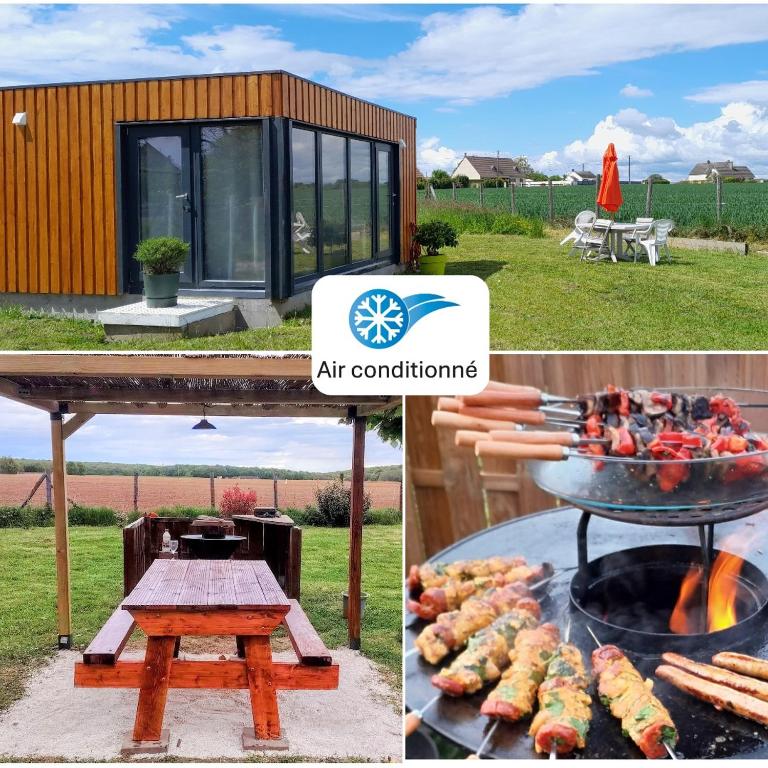 Photo de la galerie de l'établissement Chalets des prés-village, à Bussy-le Repos