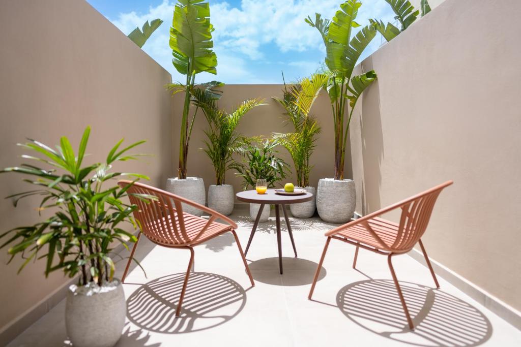Patio nebo venkovní prostory v ubytování Hippocampus Boutique Hotel