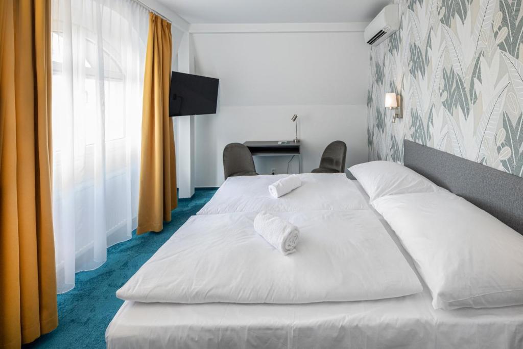 Posteľ alebo postele v izbe v ubytovaní Villa My Lake