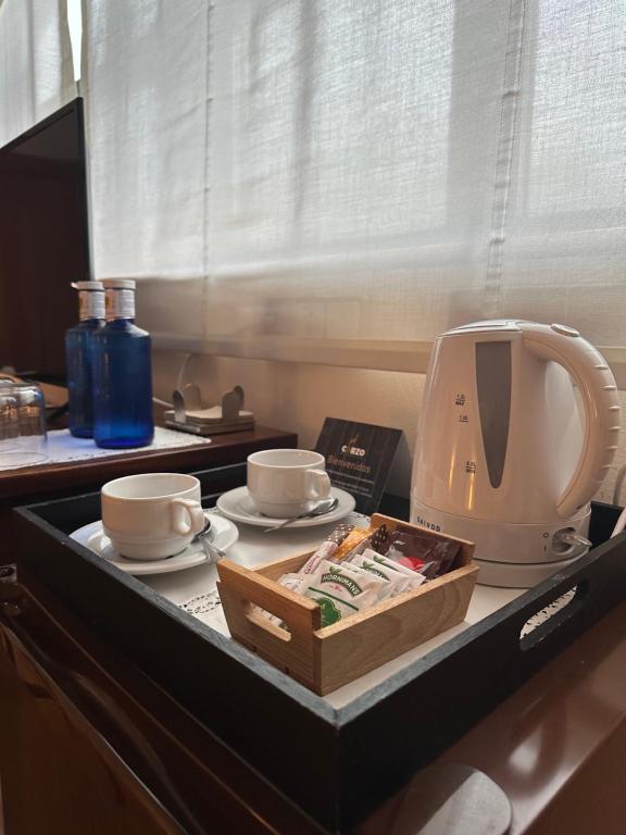 Príslušenstvo na prípravu kávy alebo čaju v ubytovaní Corzo Hotel