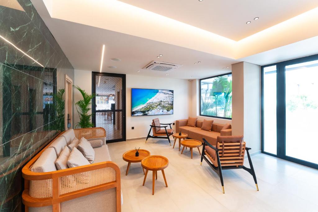 Posezení v ubytování Hippocampus Boutique Hotel