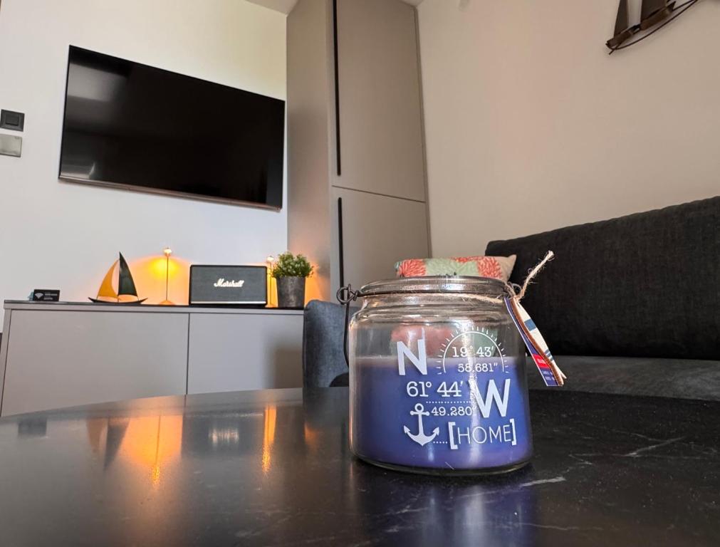 Televízia a/alebo spoločenská miestnosť v ubytovaní Apartments Jakobi by El-Pi Tours