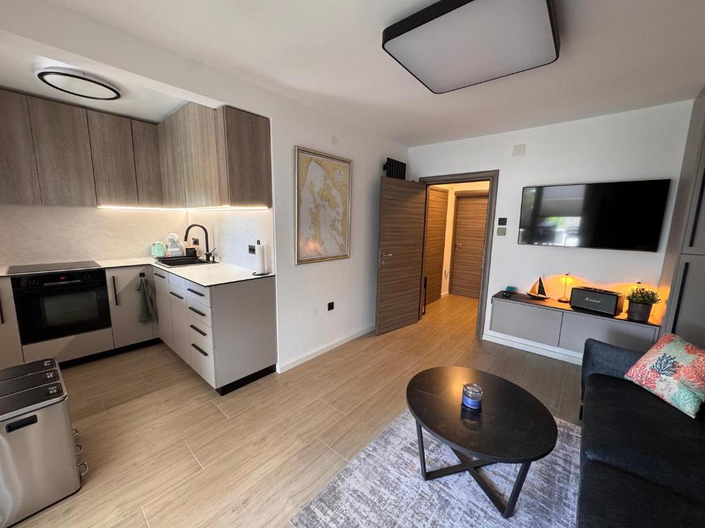 Kuchyňa alebo kuchynka v ubytovaní Apartments Jakobi by El-Pi Tours