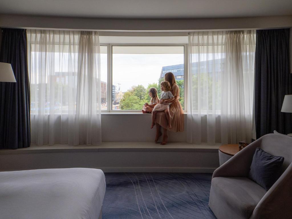 Posezení v ubytování DoubleTree by Hilton Wroclaw