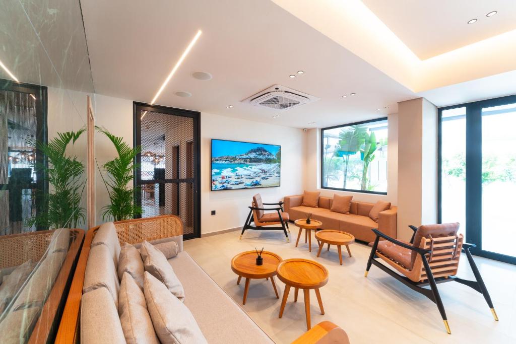 Posezení v ubytování Hippocampus Boutique Hotel