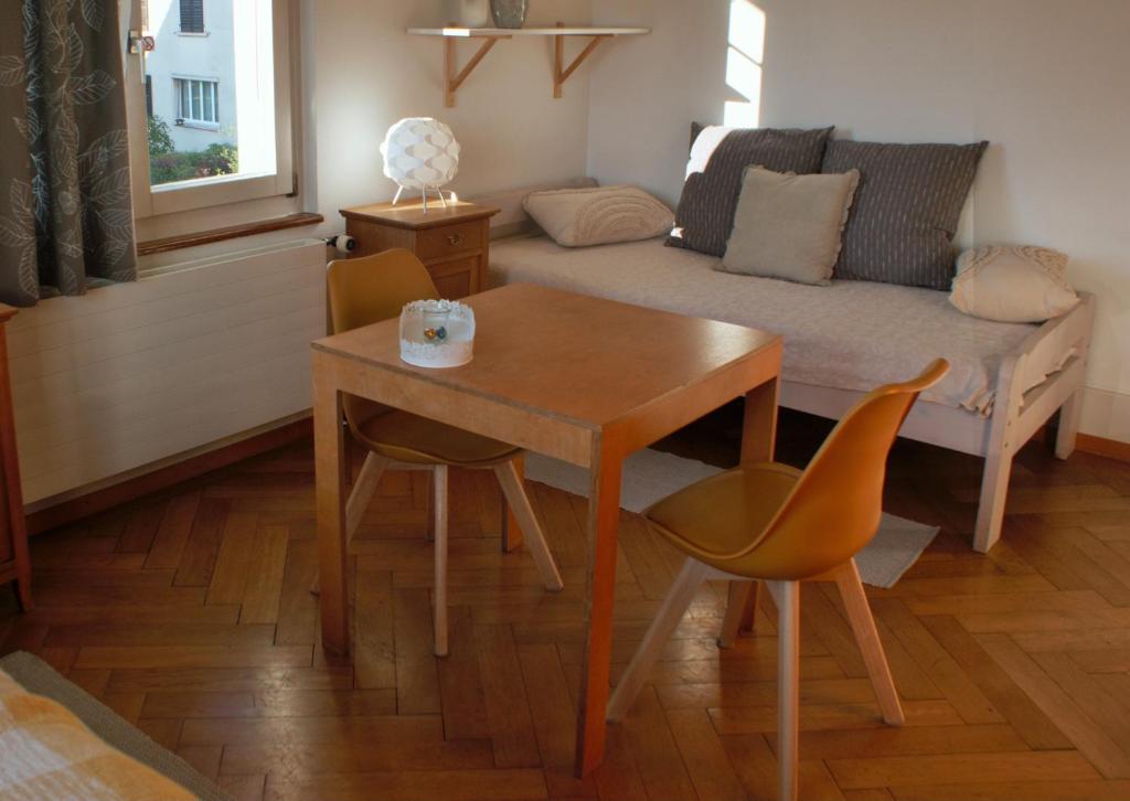 Posezení v ubytování Gästehaus Sonne