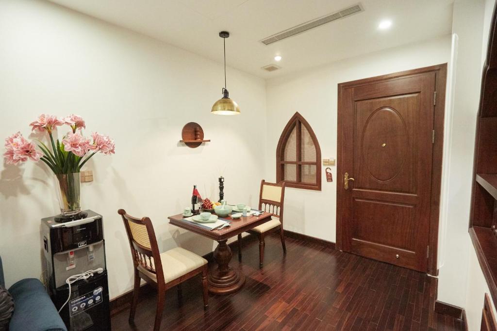Posezení v ubytování Camellia Residence Hanoi