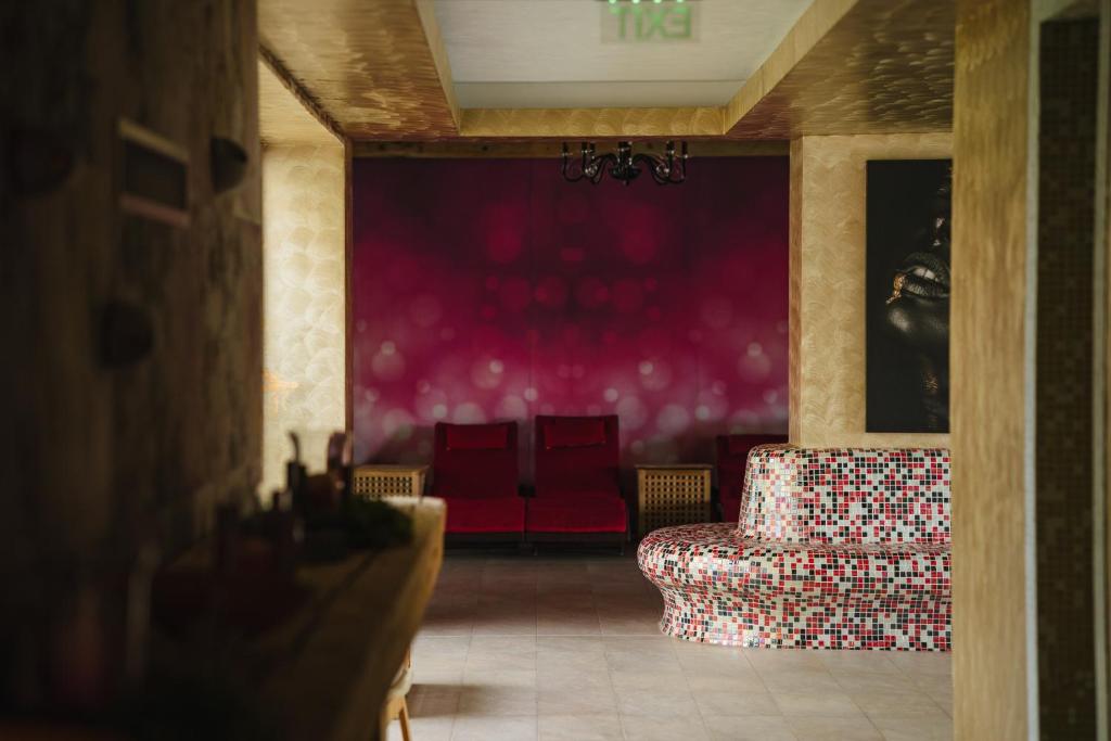 Posezení v ubytování Domeniile Martinutzi -Hotel Cardinal si Conac Rhedey