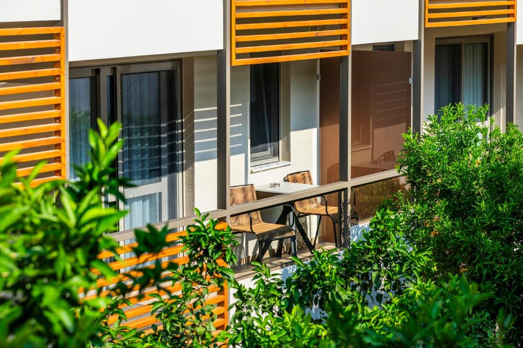 Balkon lub taras w obiekcie Hotel Vozina