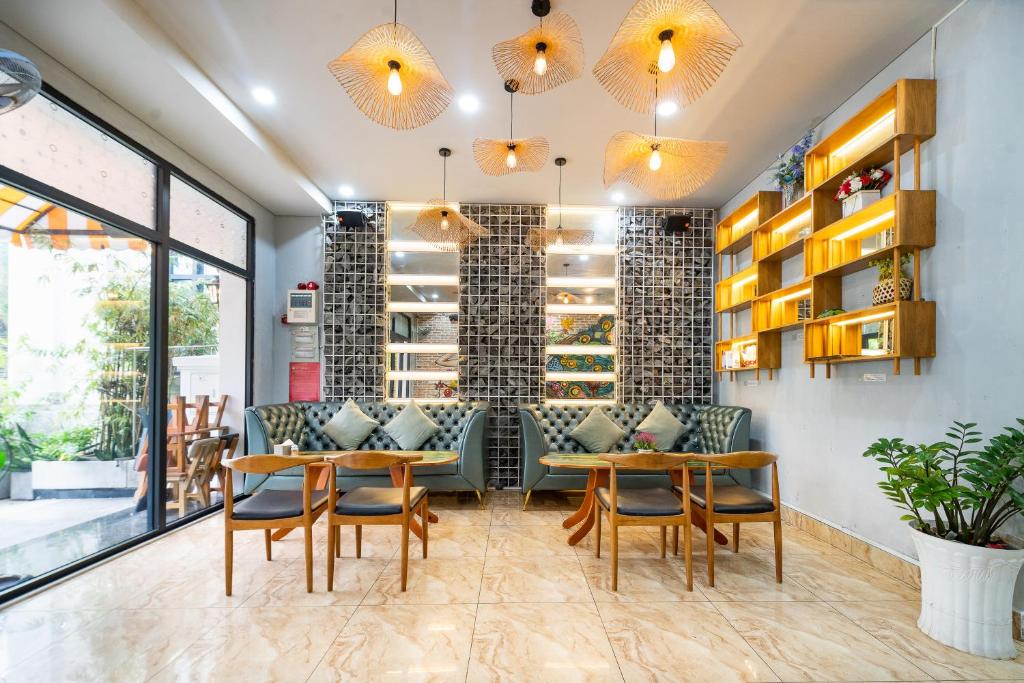 Posezení v ubytování Phuc Lam Hotel Grand World Phu Quoc