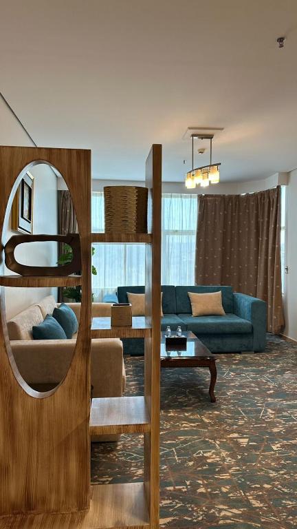 Posezení v ubytování Sadeem Al Fajr Hotel Suites
