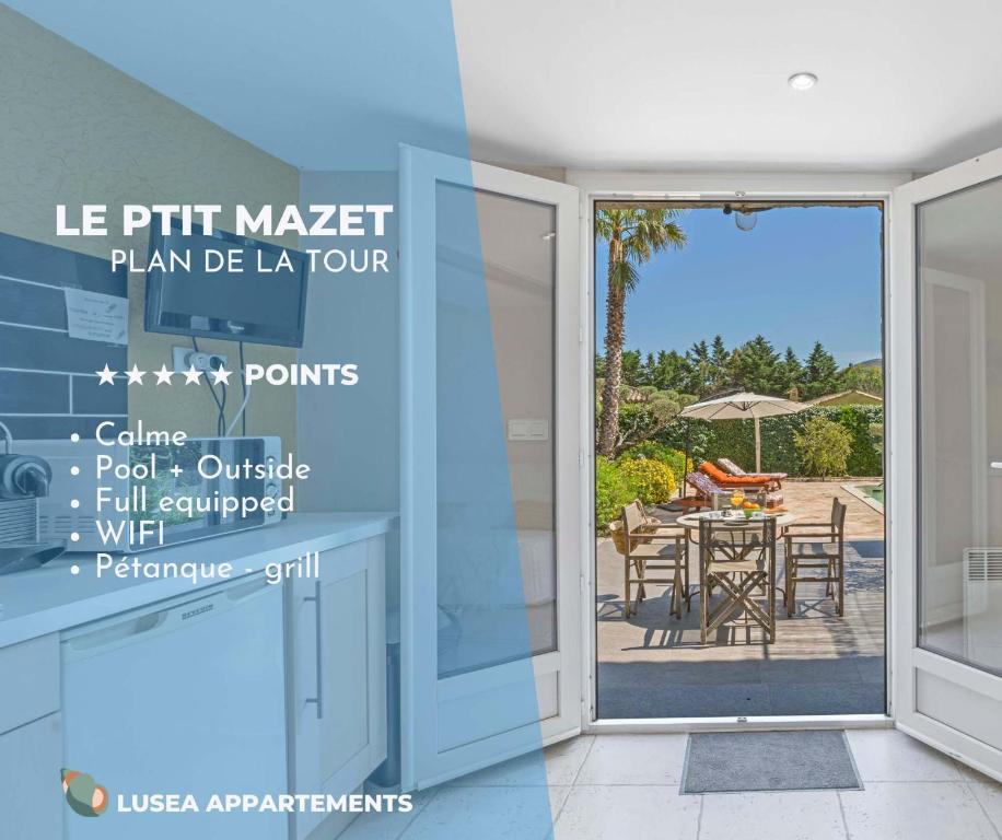 Photo de la galerie de l'établissement Le PTIT MAZET - Piscine -Pétanque, au Plan-de-la-Tour