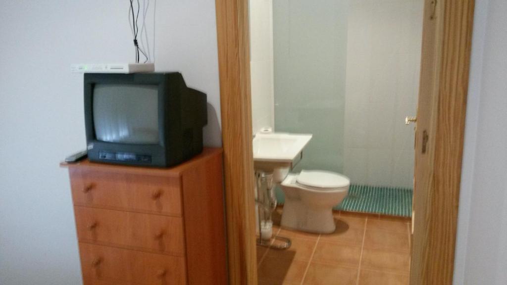 Kúpeľňa v ubytovaní Hostal Virgen Del Pilar