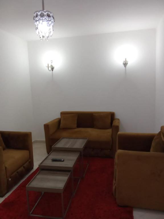 Χώρος καθιστικού στο 2 Chambres, SYLKO Résidence Casa-Bouskoura