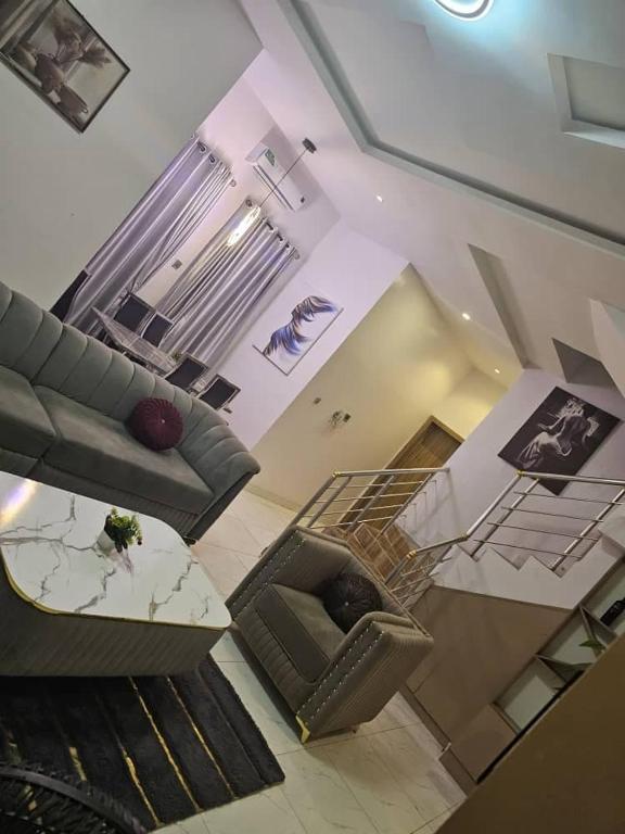 Posezení v ubytování The D3 Luxe Residence