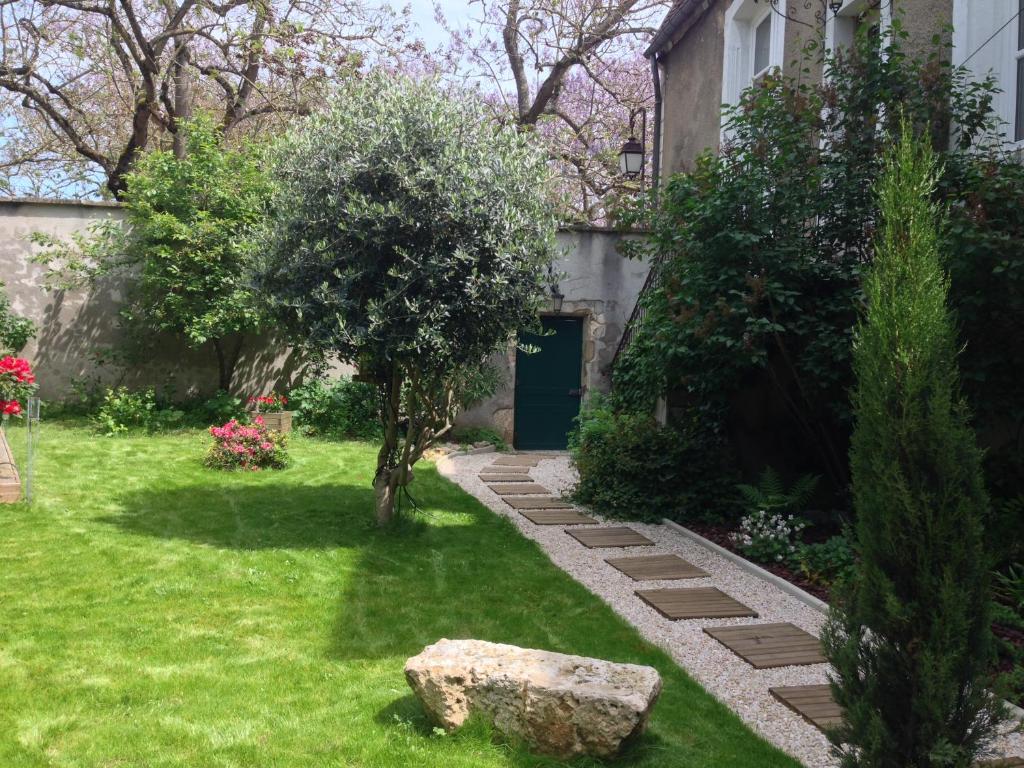 Zahrada ubytování Maison Colladon