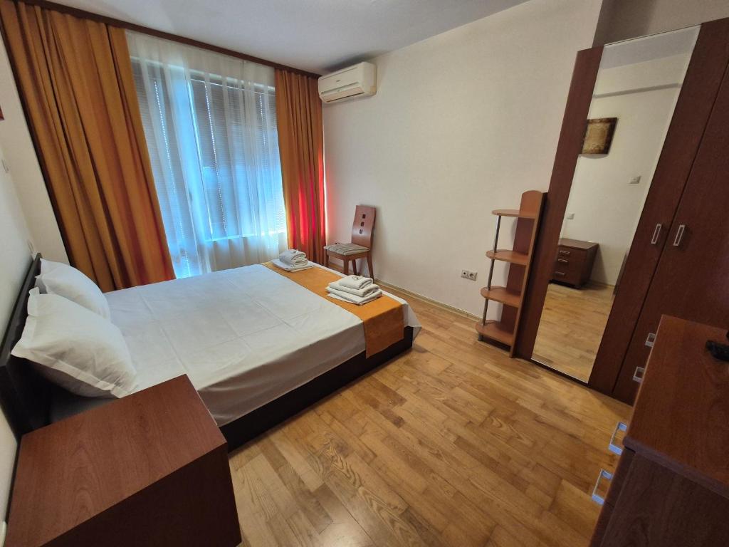 Postel nebo postele na pokoji v ubytování Dani beach Sozopol