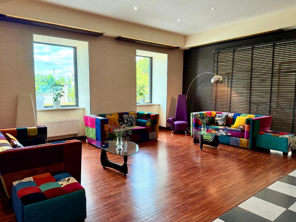 Posezení v ubytování Boutique Hotel's I Milionowa