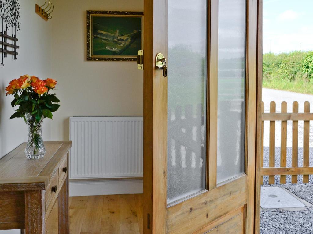 Balkón nebo terasa v ubytování Llanlliwe Cottage