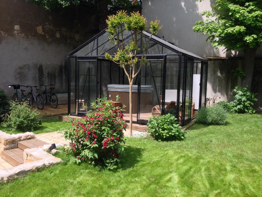 Zahrada ubytování Maison Colladon