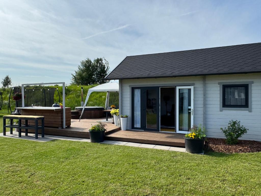 Zahrada ubytování Silver Homestay
