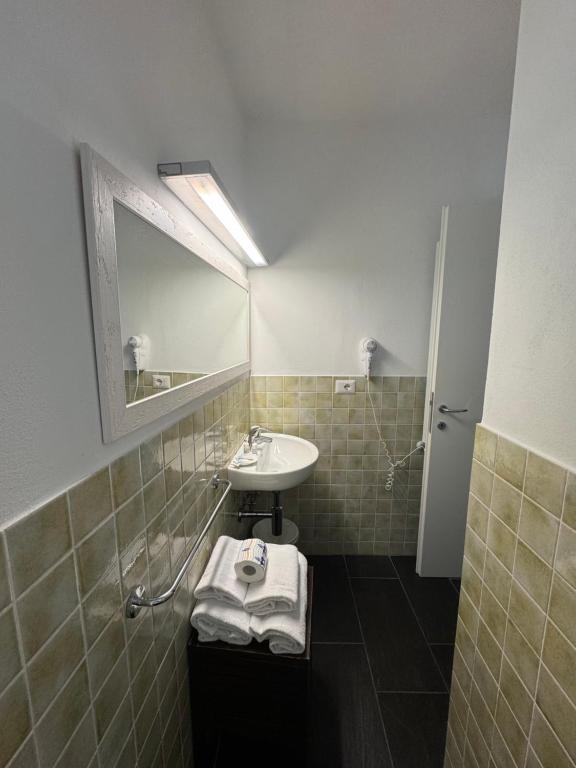 Kúpeľňa v ubytovaní Affittacamere PZ