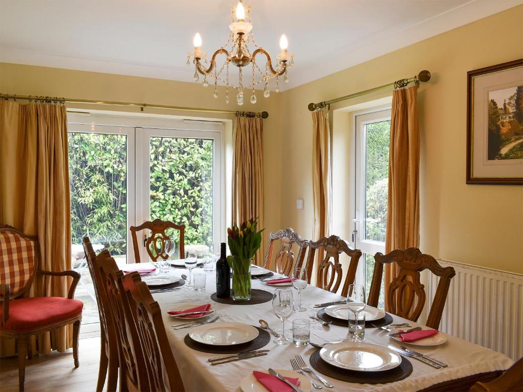 Posezení v ubytování Alderley House