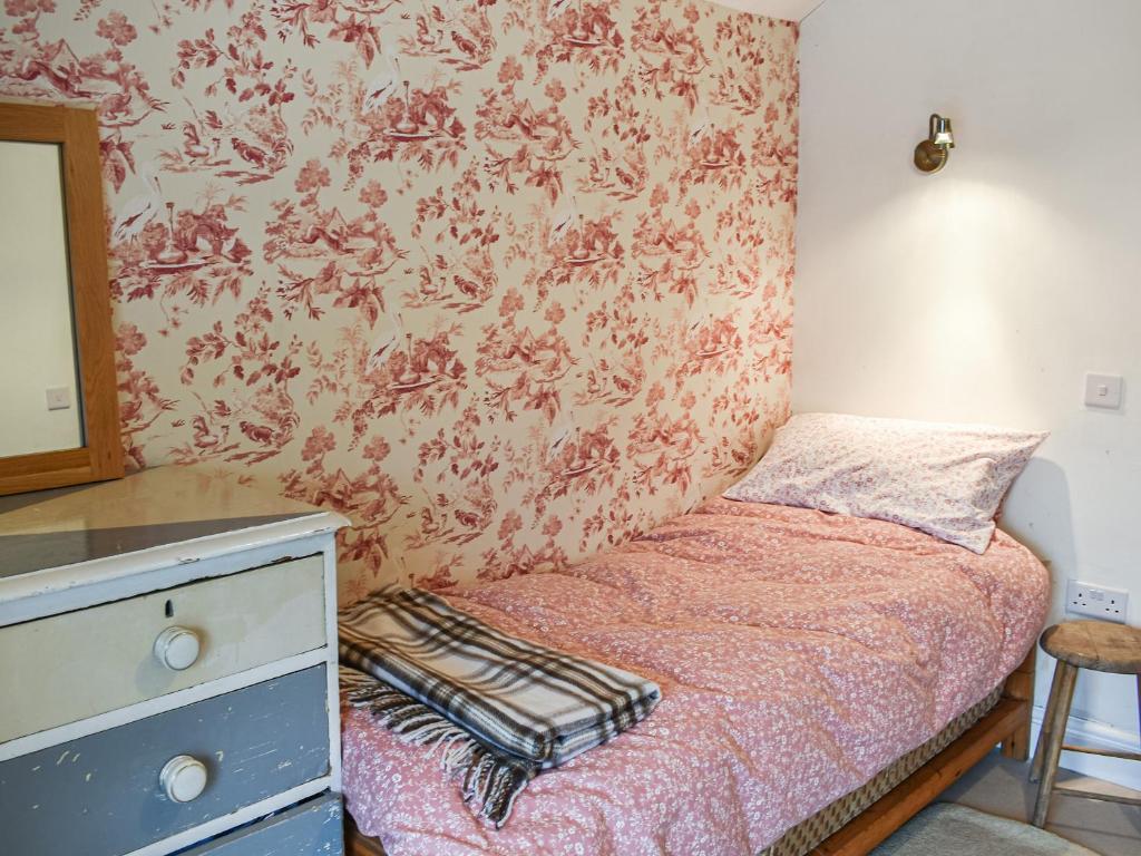 Postel nebo postele na pokoji v ubytování Nant Y Crogwyn