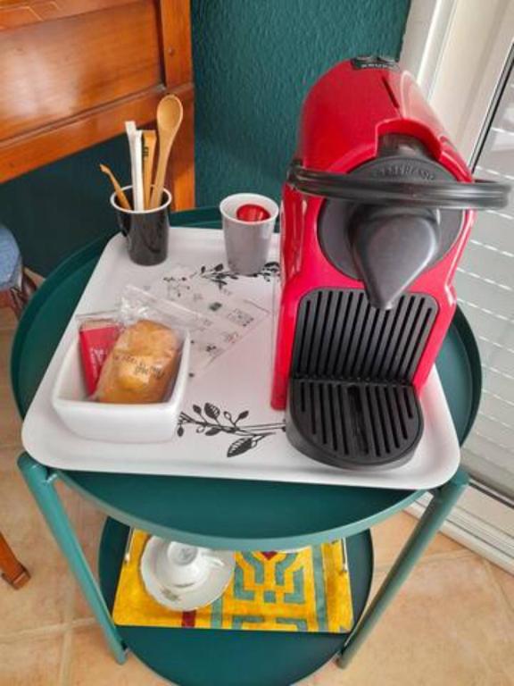 Možnosti snídaně pro hosty v ubytování La Chambre Verte