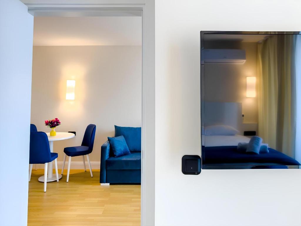 Posezení v ubytování Panorama Orbi City Aparthotel