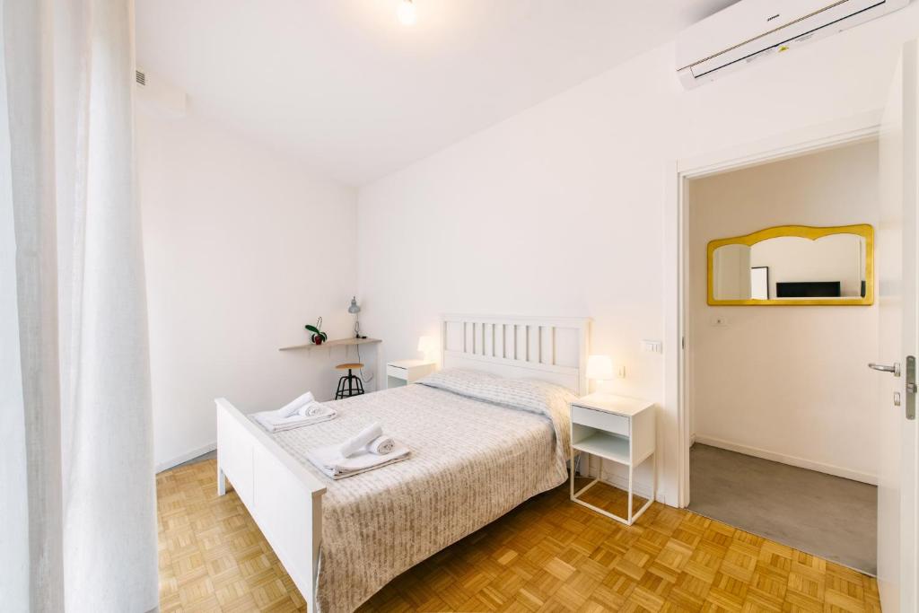 Posteľ alebo postele v izbe v ubytovaní Residenza Le Mura