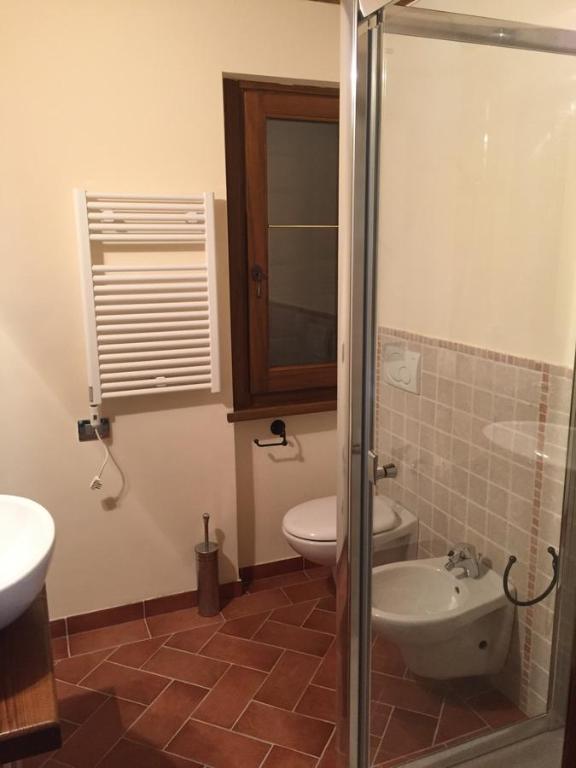 Koupelna v ubytování Casa vacanze La Foresteria