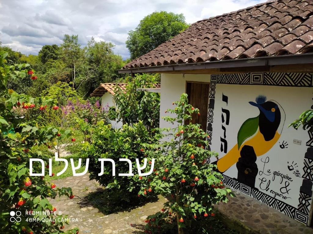 Zahrada ubytování Casa de Rishiva