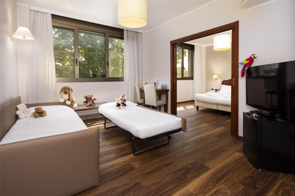 Łóżko lub łóżka w pokoju w obiekcie Best Western Air Hotel Linate