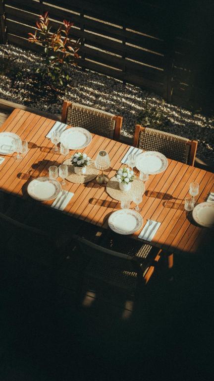 Nápoje v ubytování Auberge chez Mado et Augusta