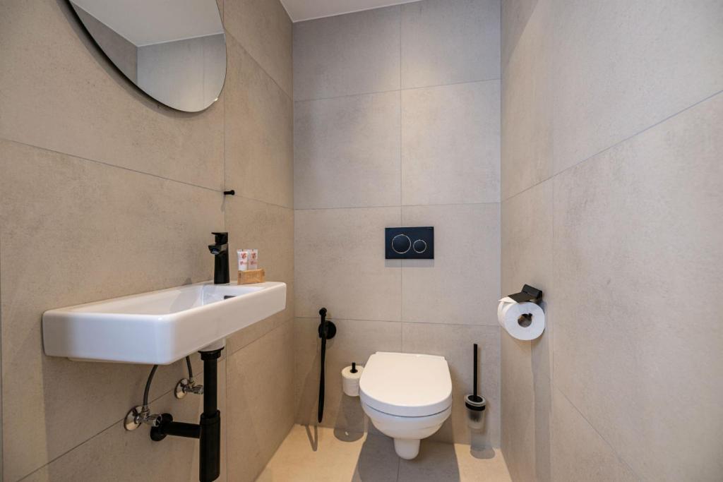 Koupelna v ubytování Hotel Edenlehen