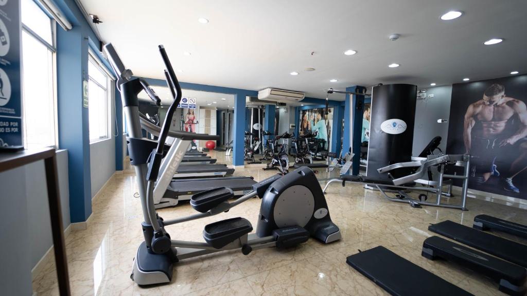 Fitness centrum a/nebo fitness zařízení v ubytování Gran Recreo Hotel - Trujillo - Perú