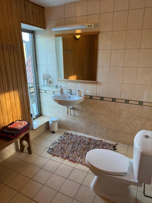 Koupelna v ubytování Eha Farmstay