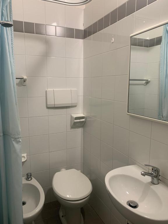 Koupelna v ubytování Hotel Sissi